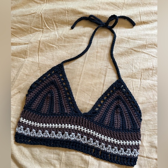 Handmade crochet tank top - Picture 2 of 2